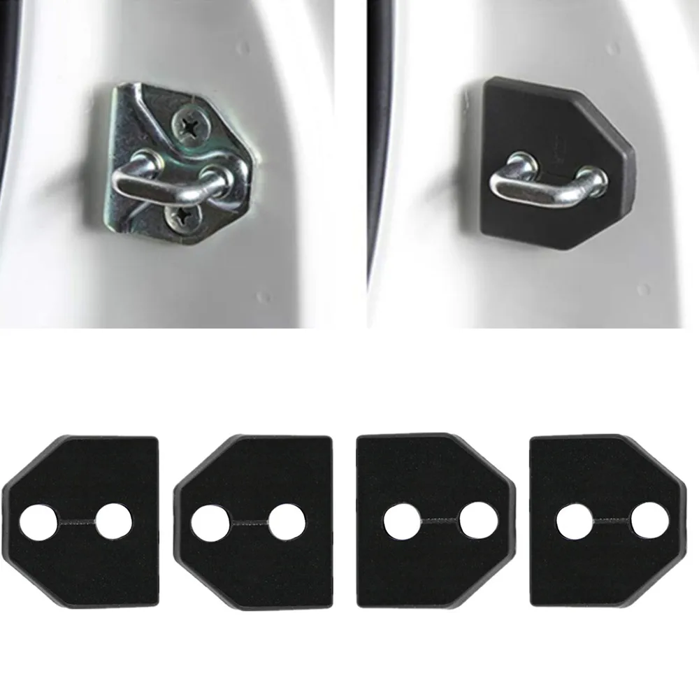 

4pcs car styling Car door limiting stopper covers case for Subaru XV Forester Outback Legacy Impreza BRZ car accessories