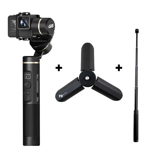 

FeiyuTech G6 Gimbal Feiyu Action Camera Update Version of G5 Wifi + Blue Tooth OLED Screen Elevation Angle for Hero 6 5 4 RX0