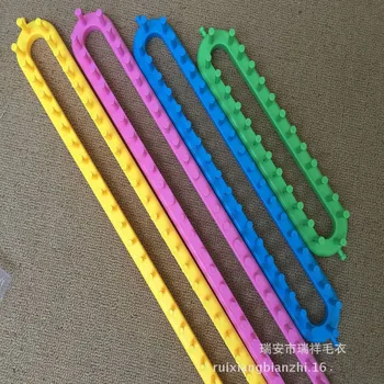 

4Pcs/Set Long Knitting Set Knit Scarf Shawl Hat Sock Knitter Maker Knit DIY Children Heart Ball Weaver Loom Craft Tool Accessory