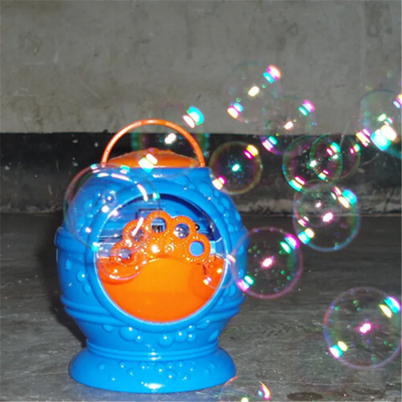 2017 Лидер продаж Electronic Automatic мыльных пузырей, синий пластиковый пузырь выдувания мыльных пузырей детские игрушки пузыри для детей