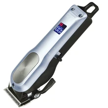 Профессиональная машинка для стрижки волос с ЖК-дисплеем, перезаряжаемая электрическая машинка для стрижки волос, парикмахерский инструмент для мужчин