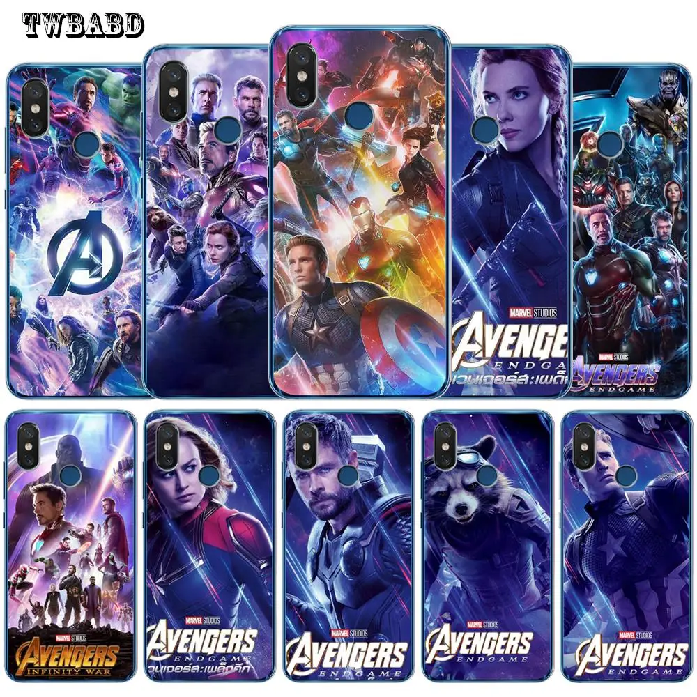 

Luxury Marvel Avengers Iron Man Thanos Case For Xiaomi Redmi 4X 4A 5A 5 Plus Note 7 4X 5A 5 6 Pro 6 6A 6Pro 5X 6X 8 A2 Lite Etui