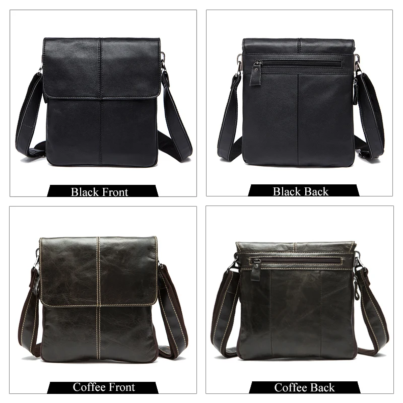  MVA Men's shoulder bag for men oil leather small Messenger bag men's genuine leather crossbody/male - 32415288111