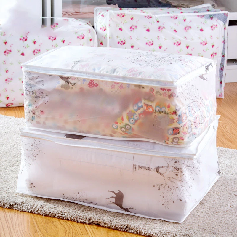 Fashion hot Household Items Storage Bags Organizer Clothes Quilt Dust