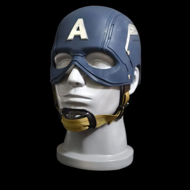 

COSPLA Captain America Rubber Cos Mask And Cos Prop1:1 Adult wear Action Figure Toy OPP D125