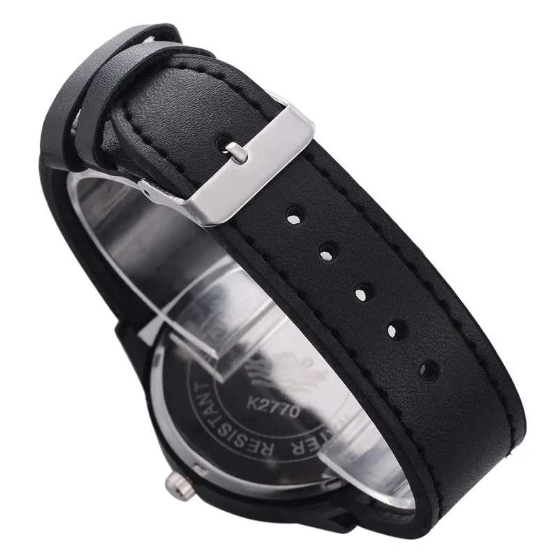 Fashion mens watches top brand luxury quartz-watch Pattern  Leather Strap Belt Table Watches Analog Quartz Watch clock 3M24#N (4)