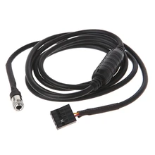 Novo Carro Da Moda Estilo Modo de Entrada de 3.5mm AUX Cabo Fêmea Tomada Montável Para BMW Dash E46