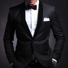 Выполненный на заказ Slim Fit Мужские свадебные костюмы вечерние Одежда для жениха(куртка+ брюки