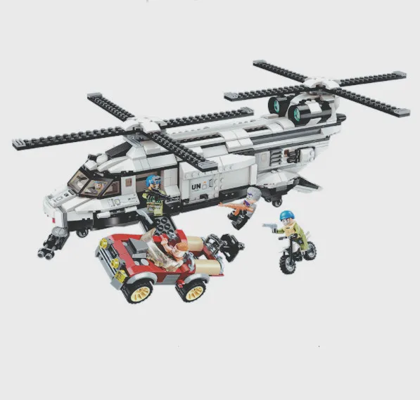 Legoings Education Building Blocks Toy Stacking Tank War Panzer Helicopter Chinook Car Vehicle Weapon toys