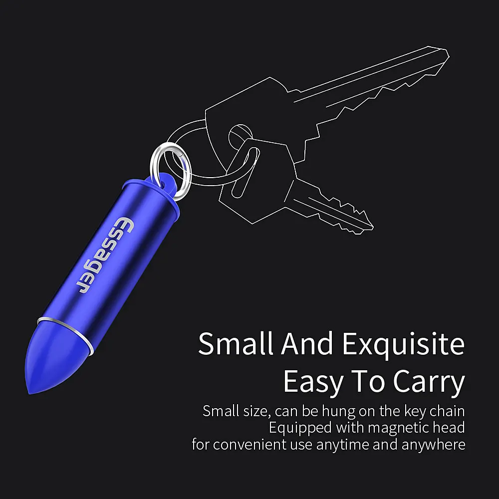 Essager Tragbare Magnetische Stecker Box Adapter Metall Lagerung Container für iPhone Micro USB Typ