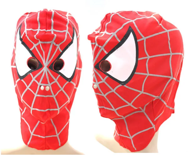 Image Hot Juguetes Avengers Spiderman Mask Helmet Cosplay Model Plastic Brinquedos Action Figure Baby Kids Toys Spiderman Fabric Mask