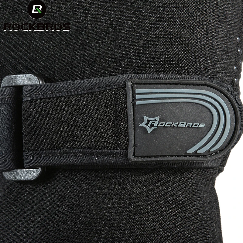 ROCKBROS على الجليد الصوف أدفأ تزلج قفازات التزلج الشتاء للماء قفازات حماية هلام المضادة للانزلاق المضادة للصدمة دراجة نارية قفاز