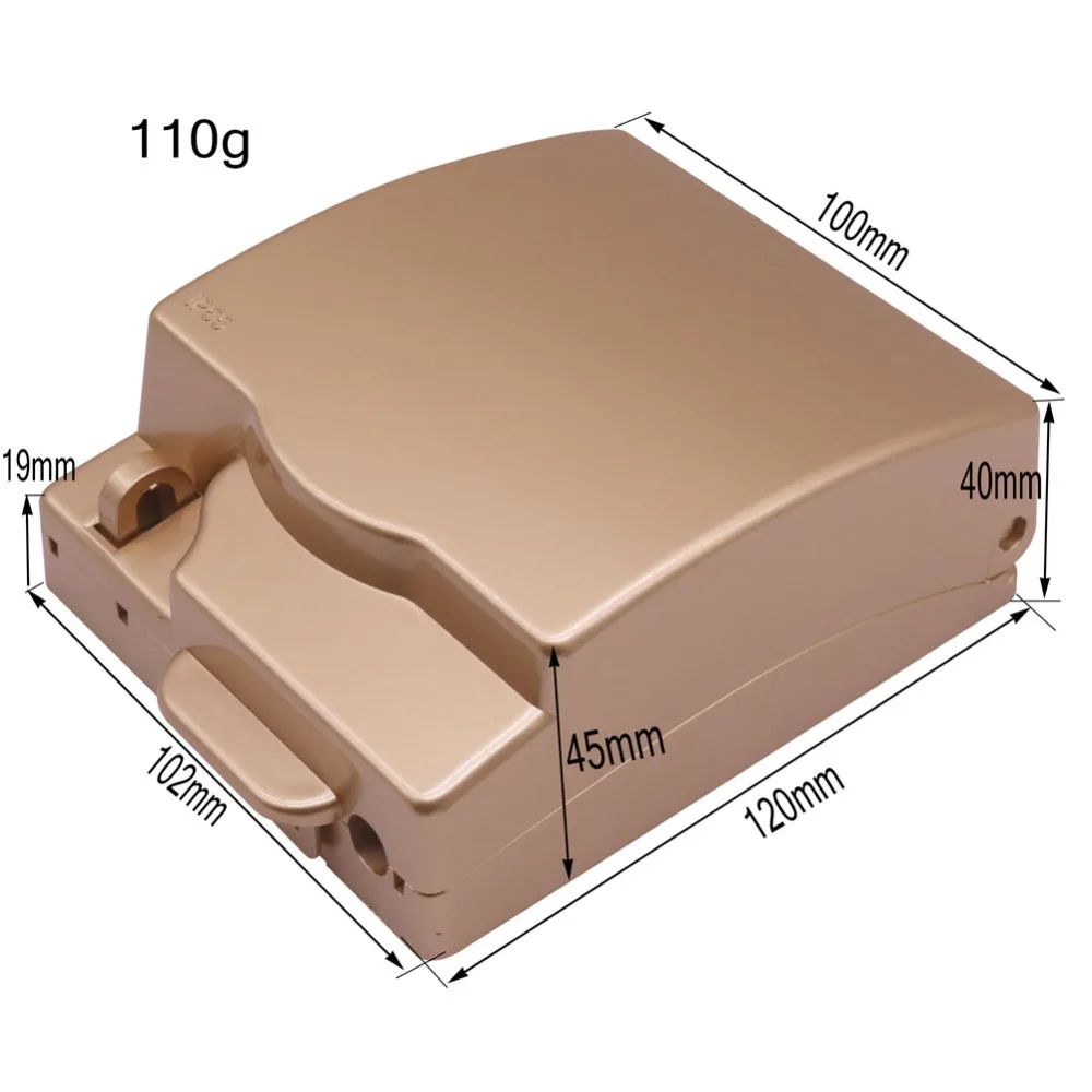 

1 pcs Switch Protective Cover 120*100*45mm Anti-theft Waterproof Protection Box With Lock Function Bathroom Switch Protection