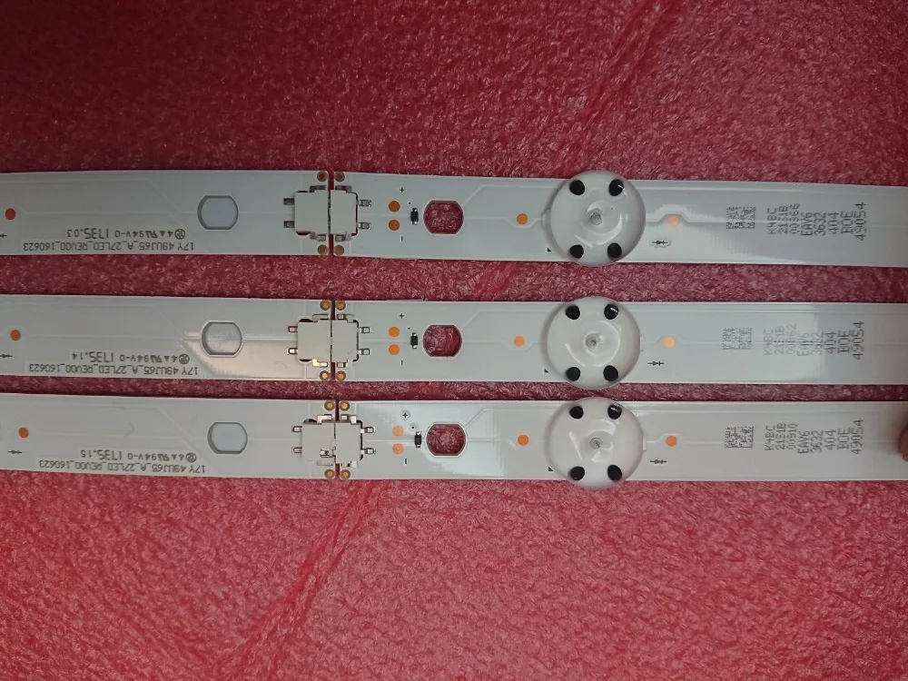 Led para lg Novo Tira Retroiluminação 49uj701v 49uj670 49uj651v 49uj651v-za 17y 49uj65_a_27led 49uj65_b_27led Eav632632404 Kit 6 Pcs - Image 6