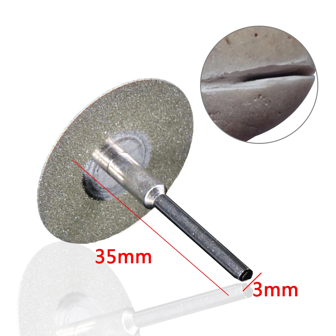 20-50 мм алмазные режущие диски и сверло небольшой круглый заостренный для вращающийся инструмент дремель камень лезвие