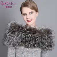 Women's Winter Fur Scarf Shawl Real Fox Fur Wraps Women Winter Scarf Female Warm Grade Natural Fur Wrap Fox Stole free shipping