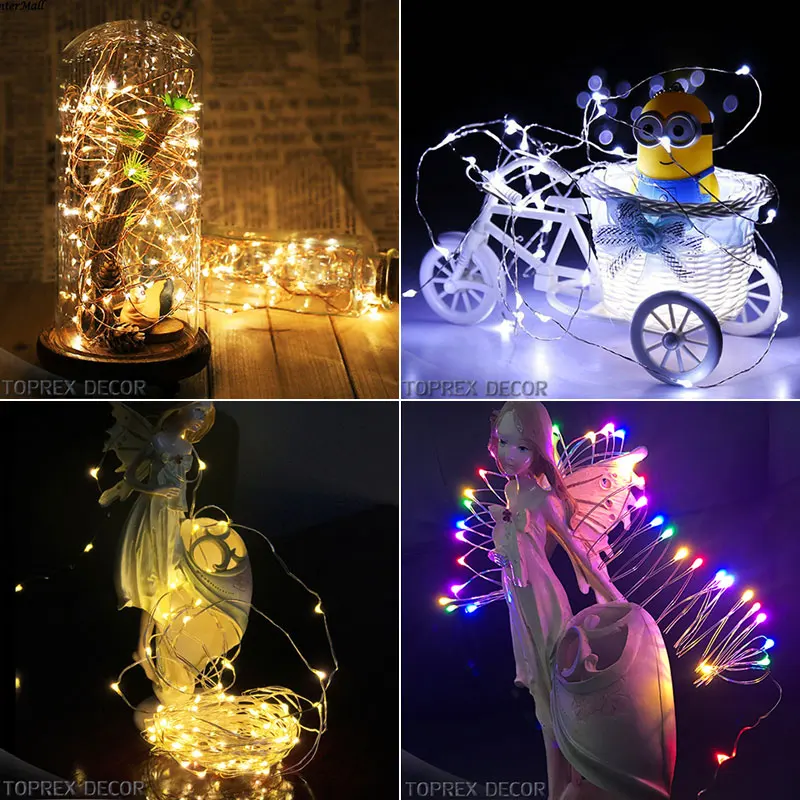 3m/9.8 ft 30 LEDs 3AA battery operated LED copper light string fairy lights home decoration christmas lights wedding light decor 3m/9.8 ft 30 LEDs 3AA battery operated LED copper light string fairy lights home decoration christmas lights wedding light decor