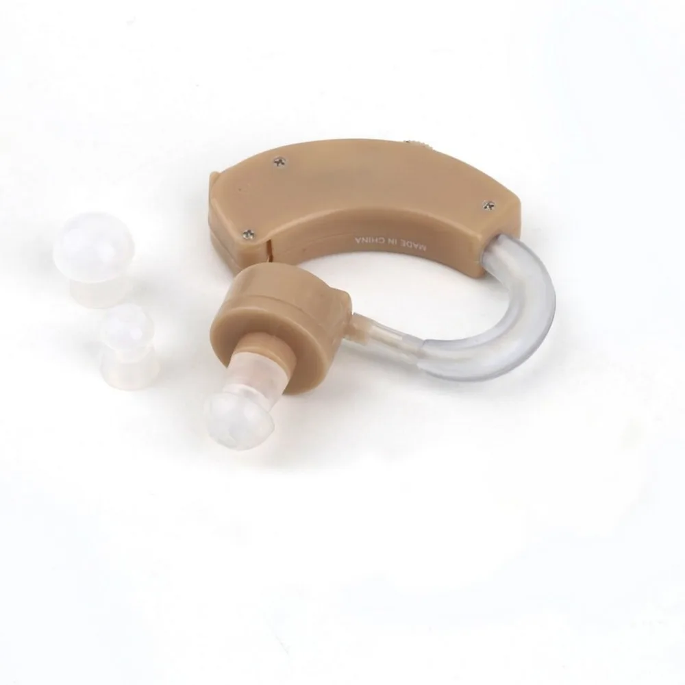 Слуха набор помощи Ушные крючки JZ-1088A Пластик ультра мини Регулируемый слуховых наушники усилитель громкости прослушивания Ухо Уход