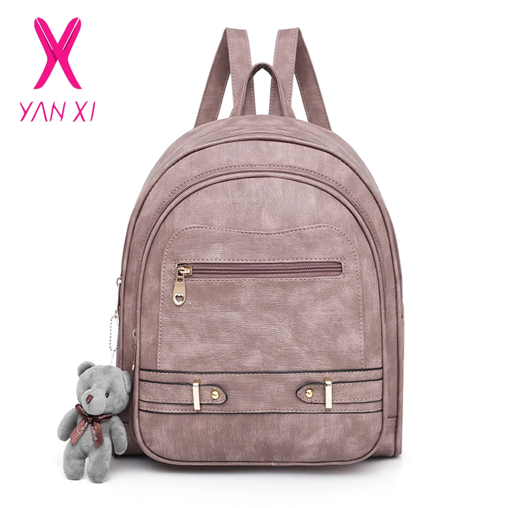 designer leather rucksack