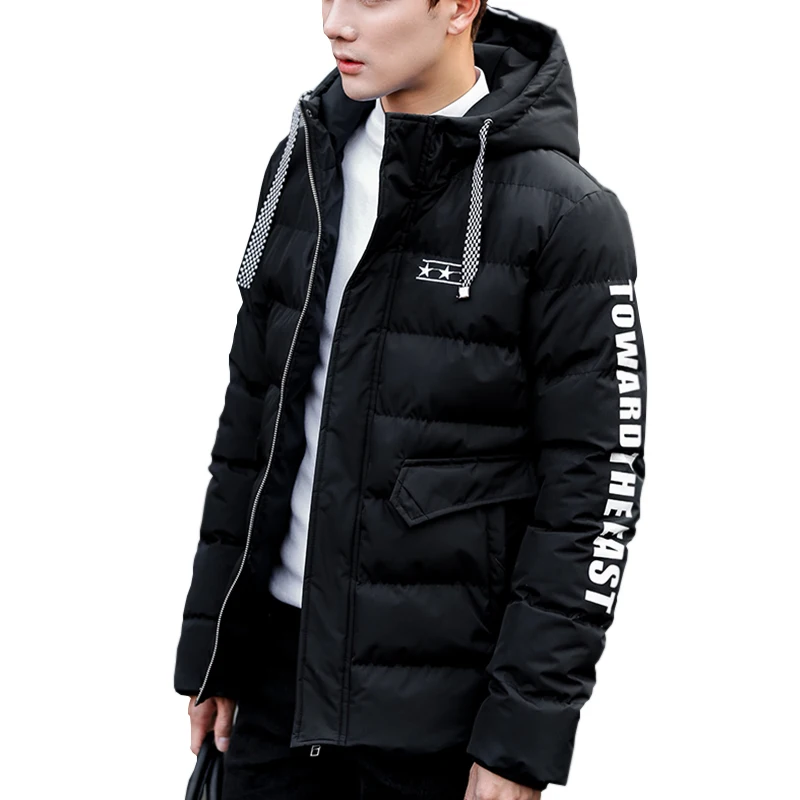 2017 Nieuwe Collectie Merk Man Winter Jas met Capuchon Gewatteerde Jas Hoge Kwaliteit Casual Dikke Rits Afdrukken Warm Fashion size 4XL 2017 Nieuwe Collectie Merk Man Winter Jas met Capuchon Gewatteerde Jas Hoge Kwaliteit Casual Dikke Rits Afdrukken Warm Fashion size 4XL