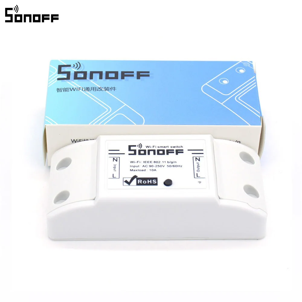 Беспроводной Выключатель Sonoff Basic Wifi дешевый универсальный пульт дистанционного