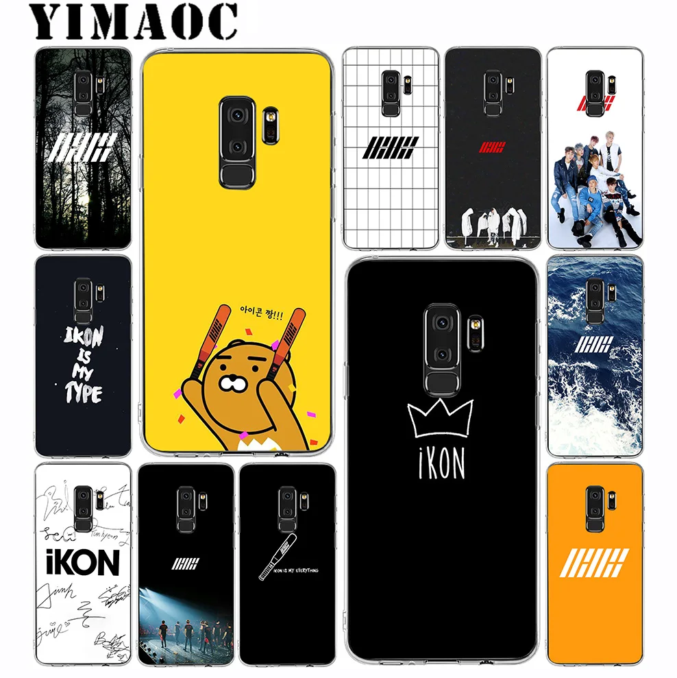 Yimaoc икон K поп Мягкий силиконовый чехол для телефона samsung Galaxy A5 A6 плюс A7 A8 A9 2018 J3 J5 J6