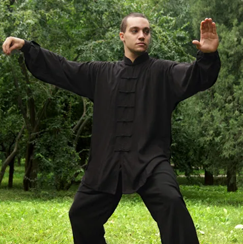 Лидер продаж Shaolin Wushu костюмы с халатом Униформа кунг-фу китайский боец унисекс Wudang комплекты одежды для упражнений Тай Чи