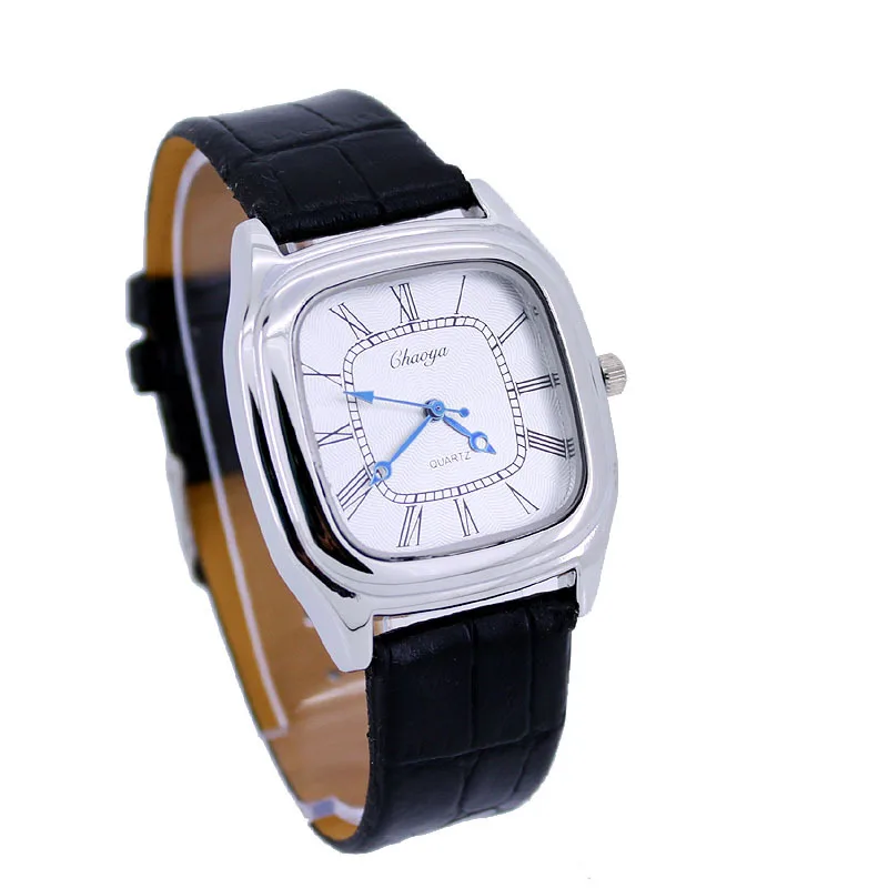 Повседневные Элегантные модные популярные модные кожаный браслет часы с белым циферблатом, дамские Для мужчин часы кварцевые наручные часы U17 Самые лучшие подарки