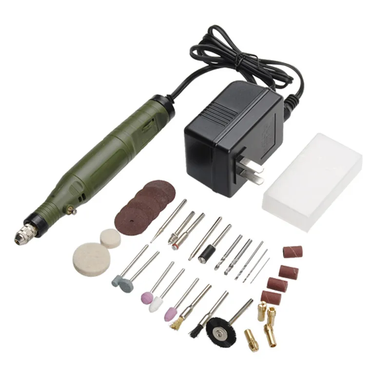 

DANIU 1 pc Professional 220V Mini Handle Electric Drill Grinding Machine Engraving For Milling Polishing Lettering Pen