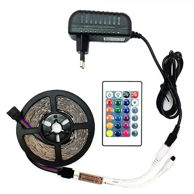 Светодиодная лента 5 м SMD2835 ультра ярсветильник свет 12 В постоянного тока RGB