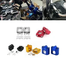 Универсальный мотоцикл бар зажимы руль 11/8 ''28 мм руль из алюминиевого сплава ручка стойки для руля слайд для гонок