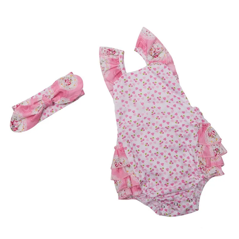 Floral Baby Girl Bodysuits (4)