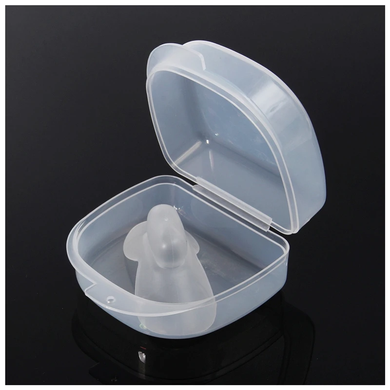 

Anti Snoring Tongue Sleeve Stop Snore Retainer Silicone Medical Soft Sleep Aid