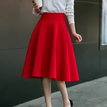 WomenPlus Размеры XXS-7XLpure изделие стрейч Высокая Талия Короткие юбки плотная расклешонное плиссированная юбка