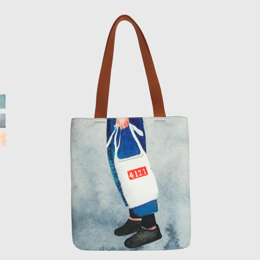 

YIZISTORE creative shoulder bags with digital printing for boys and girls in WATERCOLOR series(FUN KIK)