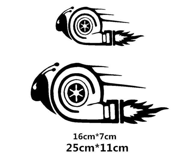 Grappige Turbo Decals