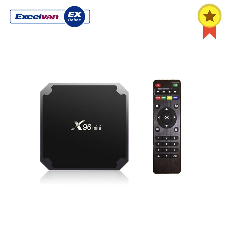 

Excelvan X96mini Smart TV BOX web player Android 7.1 Portable Smart TV BOX S905W 2G+16G Support HDD/ U Disck /TF Card