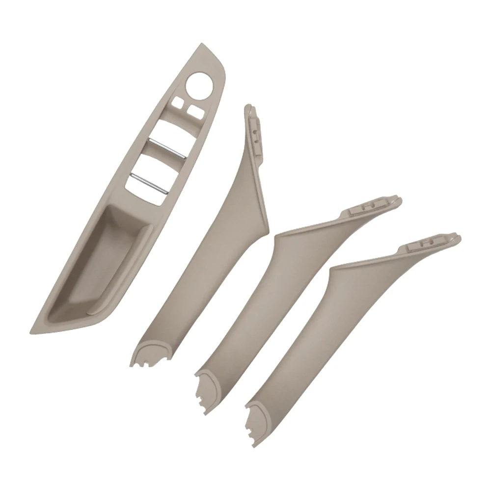 cheap Left Hand Drive LHD For BMW 5 series F10 F18 Gray Beige Black Car Interior Inner Door Handle Panel Pull Trim Cover