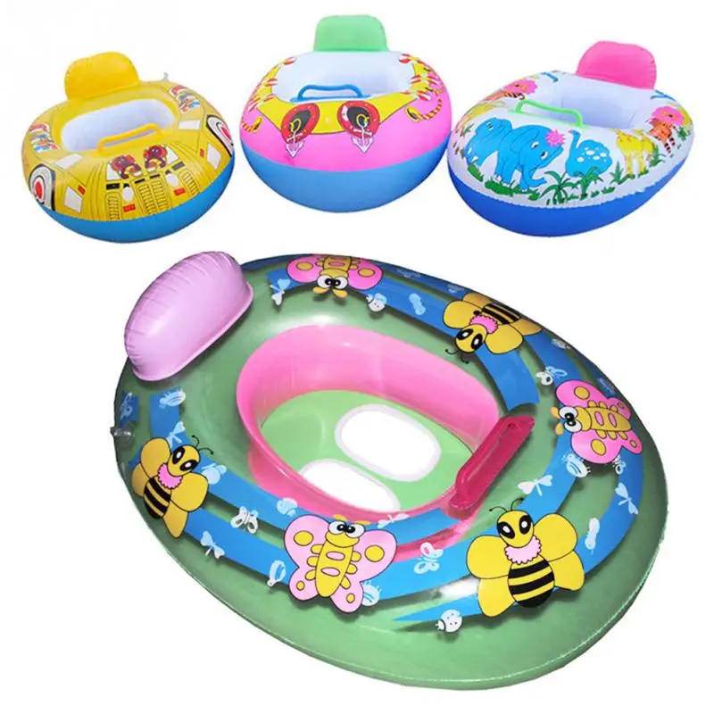 Портативный летний ребенок дети мультфильм безопасности надувной плавающий круг надувные изделия для плавания воды игровой бассейн