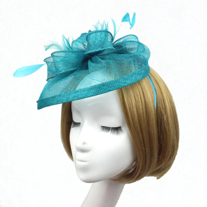 

Fascinator Victorian Style Hats Headband Halloween Caps 5 Colors