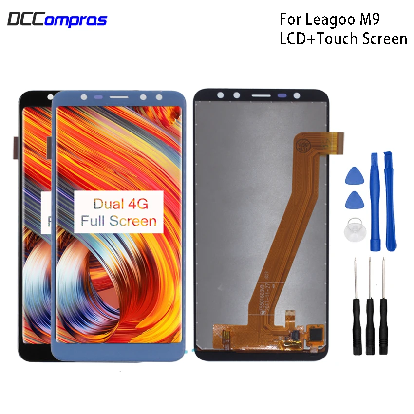 ЖК-дисплей для Leagoo M9 сенсорный экран запасные части дигитайзер Бесплатные