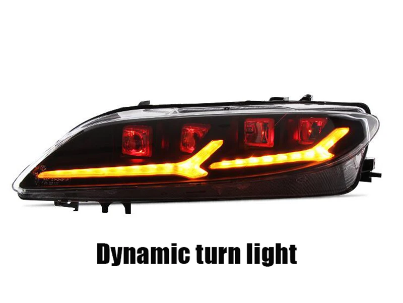 2005-2013 головной светильник s для Mazda 6 светодиодный налобный светильник M6 bi светодиодный проектор с линзами автомобильный Стайлинг светодиодный DRL динамический Поворотный Светильник s