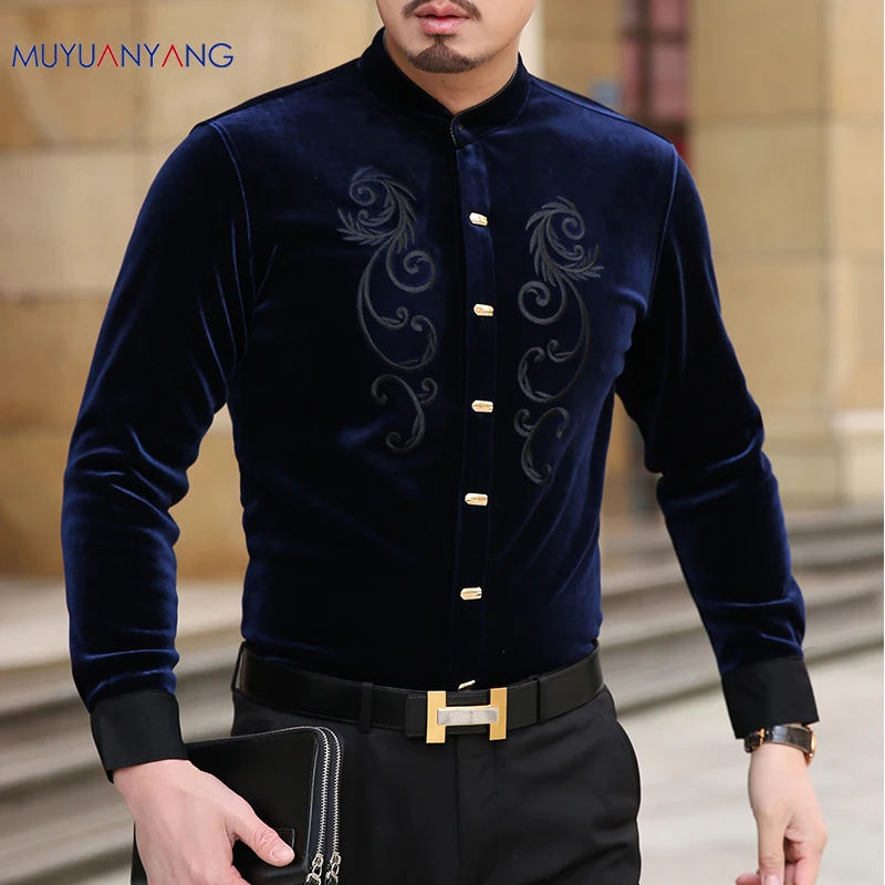 

Mu Yuan Yang New Arrival Men's Shirts Male Long Sleeve Single Breast Business Casual Shirt men shirts for men clothes male shirt
