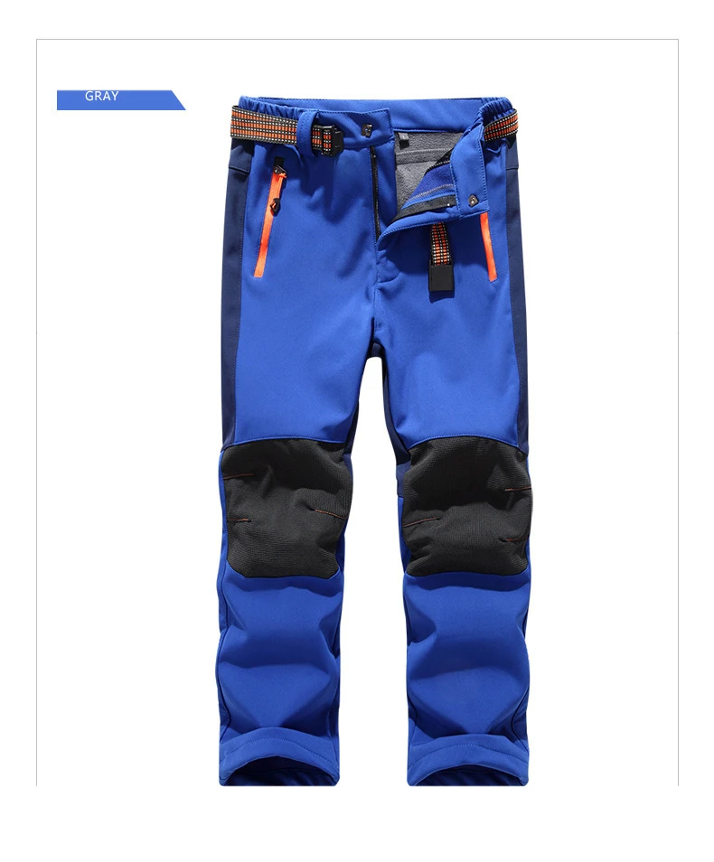 Детские теплые флисовые лыжные штаны для девочек, Pantalon De Ski, ветрозащитные штаны для сноуборда, походные треккинговые штаны