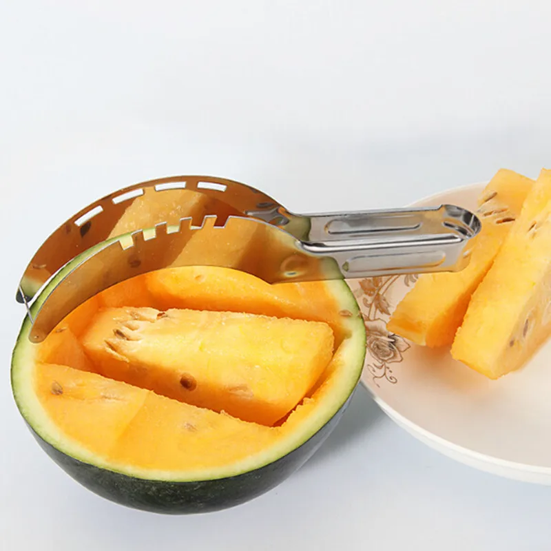 

1pcs Stainless Steel Watermelon Slicer Cutter Knife Corer Fruit Vegetable Tools Kitchen Gadgets