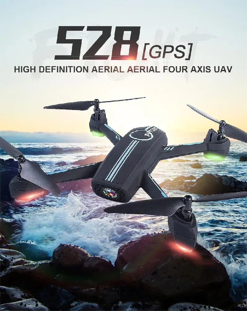 

RCtown JXD528 GPS RC Drone with 720P HD Camera WIFI FPV RC Quadcopter Following Mode Altitude Hold RC Helicopter VS JXD518