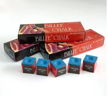 

BILLEE 8A\5A Chalks Powder Billiards Cue Chalks Pool Oily Powder Billiard Accessories 12 Pieces a Box Billiards Accessories