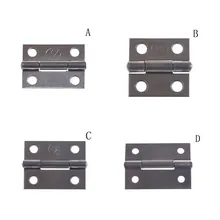 1 шт. коробка шарнир лодка судовая петля для мебели оборудование 4 размера нержавеющие стальные дверные петли Серебряный ящик шкафа ювелирные изделия