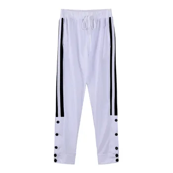

Fashion Men's Broken Hole Casual Solid Loose Sweatpants Trousers Jogger Pant c0313