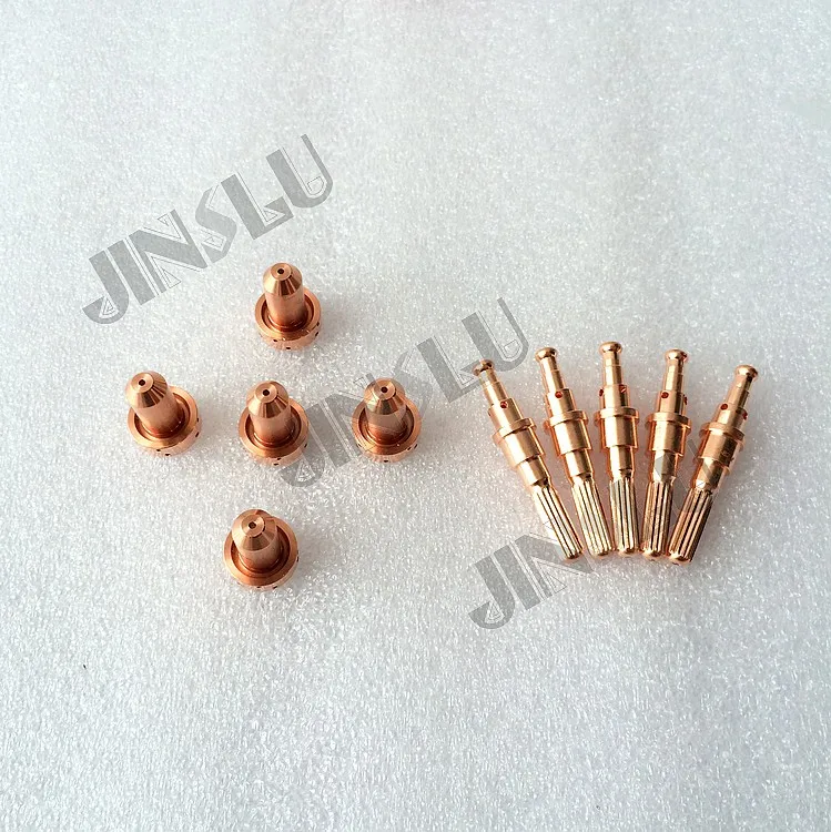 

Electrode 9-8215 10pcs and Nozzle 9-8211 80A 10pcs Per Lot Thermal Dynamics plasma cutting consumables SL60-SL100